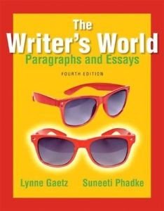Paperback THE WRITER'S WORLD, SECOND EDITION (Annotated Instructor's Edition) Book