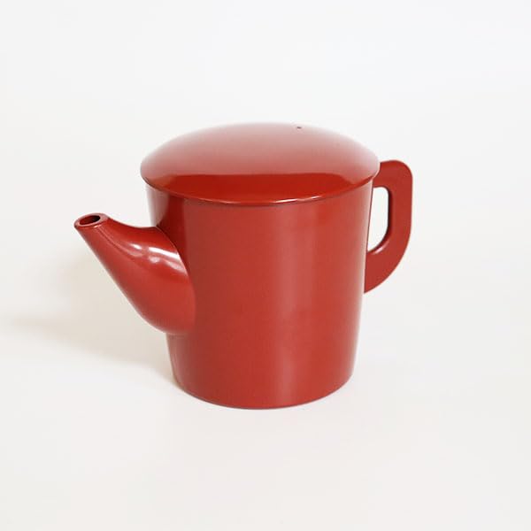 Amazon.co.jp: 湯筒 湯桶 蕎麦湯 日本製 朱 300ml 食洗機対応 蕎麦湯