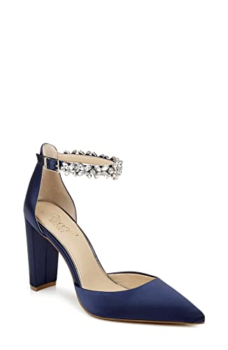 Jewel Badgley Mischka Ollie High Heel Pump Navy