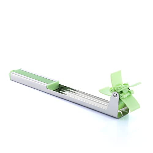InnovaGoods - Tailleur de Pastèque en Cubes, Coupe Rapide et Uniforme, Poignée Ergonomique, Idéal pour Pastèque et Melon, Vert, Acier Inoxydable