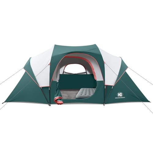 Carpa para camping HG para 10 personas impermeable tipo domo familiar miniatura 1