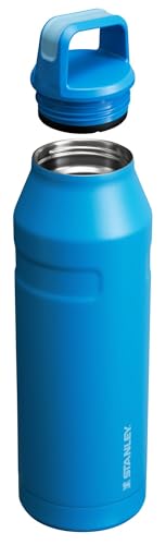 Image of Stanley IceFlow Cap and Carry Water Bottle | Wide Mouth Twist Lid | Lightweight & Leakproof for Travel & Sports | Insulated Stainless Steel | BPA-Free
