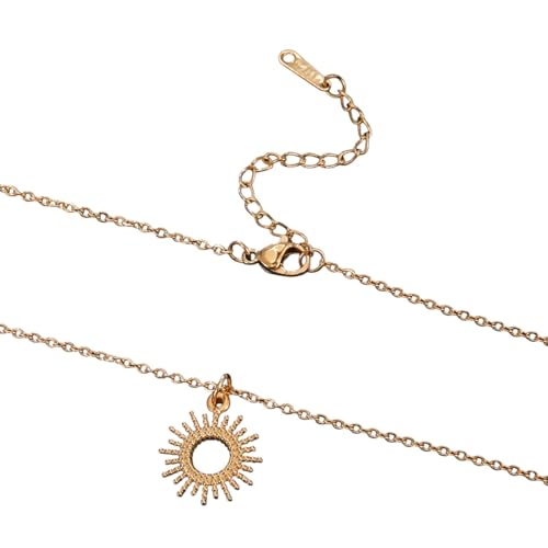 Collier perles chaîne soleil idéal pour un anniversaire