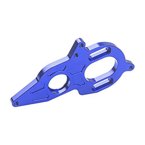 Sharegoo Adjustable Aluminum Motor Mount Compatible With 1/10 Arrma Senton Granite Typhon Big Rock 4X4 3S/Outcast Kraton 4X4 4S Rc Car Monster Truck (Blue) #TOP5