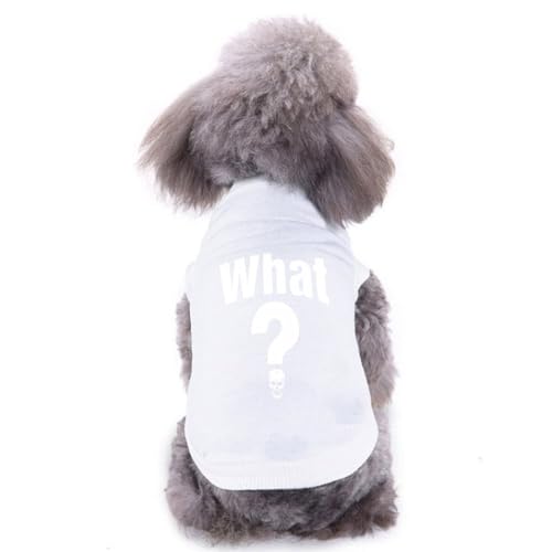 犬の服 タンクトップTシャツ ベスト スポーツ服 洋服 パジャマ カップ ル服 上着 春夏服 小中大型犬服猫服 脱毛保護 日焼き防ぐ 虫除け お散歩 記念撮影 犬用コスチューム (ホワイト/XL)