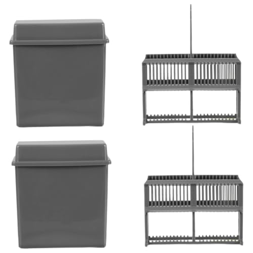 Alipis 2 Sets Microscope Slides Storage Rack Staining Laboratory Accessories Jar Racks Slides Storage Rack for Laboratory Slides Rack for Laboratory Plastic