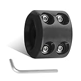 ZNDAW Winch Stopper for Cable, Rubber Winch Cable Stopper with Allem Wrench for Synthetic Rope and Wire, Wearproof Stopper Winch Saver Protect Towing Hook Univeral for ATV UTV (Black)