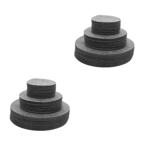 Amosfun 2 Juegos Separadores De Platos De Fieltro Utensilios para Servir Sartenes Separadores De Platos para Apilar Protectores De Ollas Y Sartenes De Fieltro 144 Piezas * 2