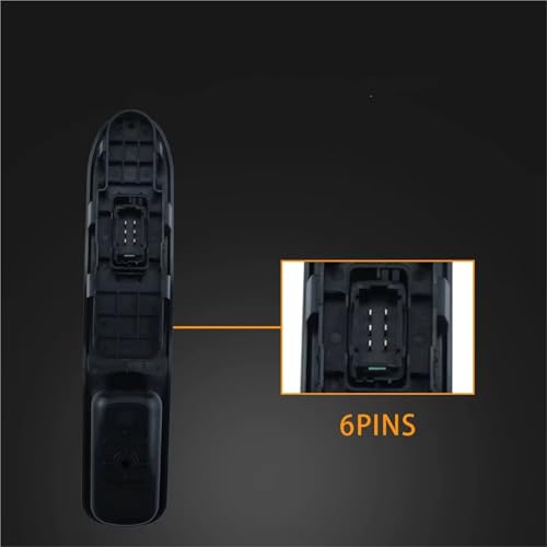 Bouton lève-vitre pour Peugeot 207 côté passager - Commande de fenêtre électrique 2006-2017 - 3