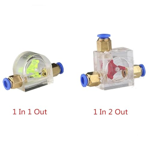 Débitmètre Push Fit 8mm indicateur de débit d'eau pour machine à graver