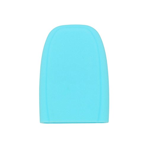 BROVACS Silicone Cover Protector Case Holder Skin Jacket Compatible with AUDI 3 Button Smart Remote Key Fob CV9821 Light Blue - Image 3