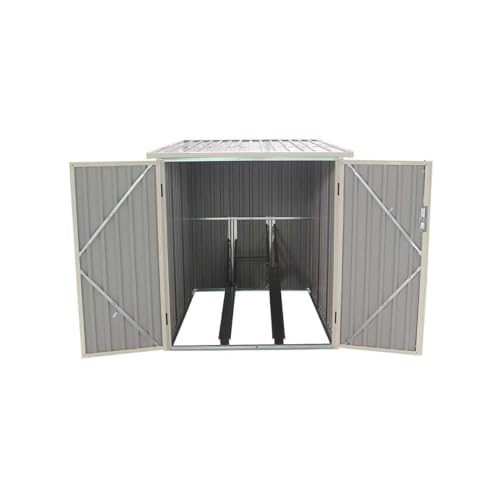 GARDIUN KIS12968 - Caseta Metálica para Bicicleta Veloc I (X2) 2,81 m² Exterior 198x142x157 cm
