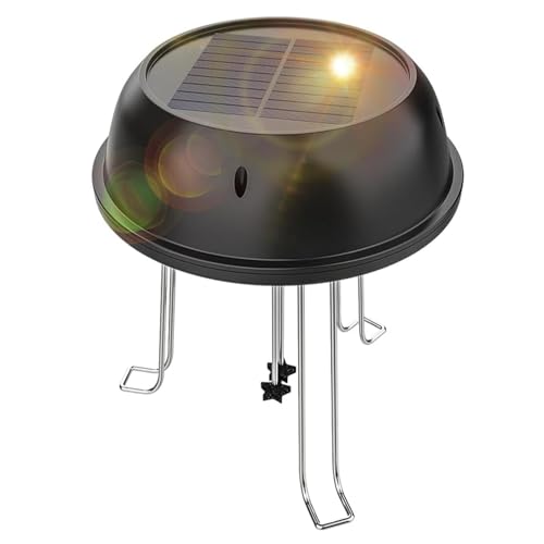 Mezclador de baño para pájaros alimentado por energía solar, burbujeador decorativo para estanque con soporte, circulador de estanque al aire libre para jardín y atracción de vida silvestre, 1 unidad