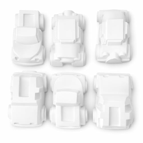 Image of EXPESIA DIY Sports Car Painting Kit for Kids, Plaster Toy Cars, with Paints and Brush, Creative Art and Craft Activity, Ages 3+