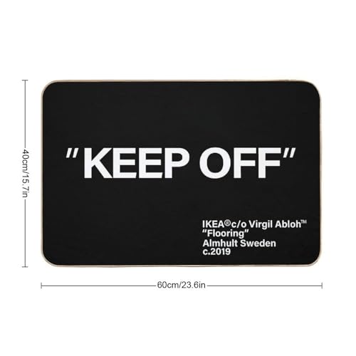 Tapete grande moderno Keep Off 60x40 cm antideslizante miniatura 3
