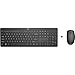 HP Wireless Keyboard and Mouse Combo - Full Size Membrane Chiclet Style Keyboard, 3-Zone Layout, 2.4GHz Wireless Connection, Compatible with PC, Mac