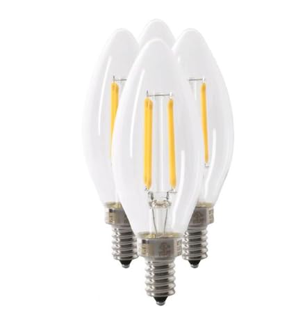 Photo 1 of **MISSING 1**  Feit Electric 18514 - BPCTC60927CAFIL/4 Decorative Chandelier Antique Filament LED Light Bulb