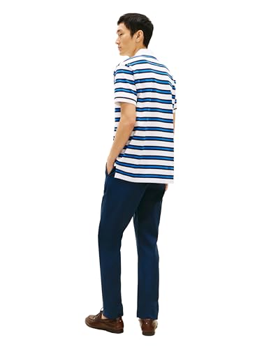 Image of Tommy Hilfiger Men's Short Sleeve Polo Shirts in Classic Fit with Stretch and Organic Pique Cotton