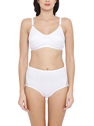 Image of Clovia Women's Cotton Rich Non-Padded Non-Wired Bra & Hipster Panty