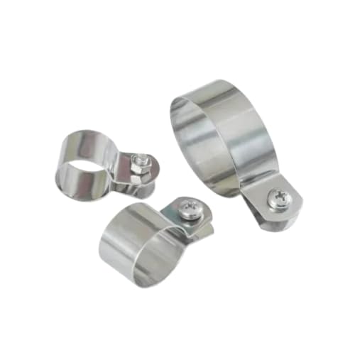 Abrazaderas de puesta a tierra con hebilla regulable para bandas de manguera y clips fijos 2
