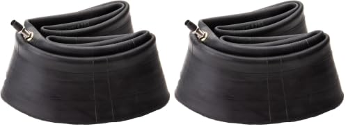 Image of Tusk Severe Duty 3 mm Motorcycle Inner Tube 80 /100x21 - Reinforced Butyl Rubber, TR‑4 Valve Stem, Heavy Duty Replacement