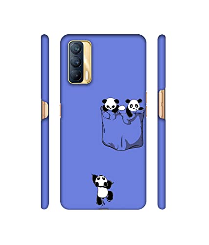 Image of Poket Panda Design 3D Printed Hard Back Case Cover for Realme X7 5G