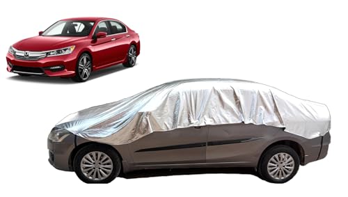 Image of Smart Fabrik || Half Body & Full Body Cover for Car || UV Protection || HeatProof (Accord (2003-Till Date), Half Body)
