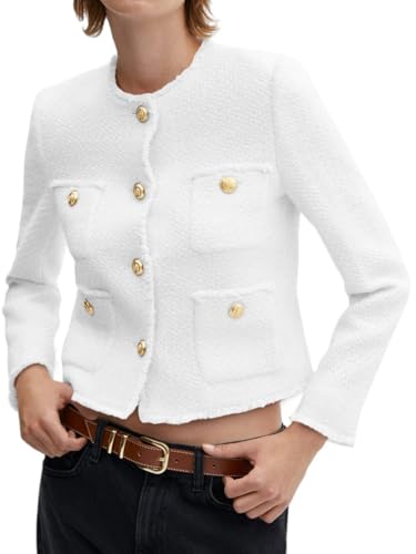 10 Best Tweed Blazers for Women That Elevate Any Outfit 3 Cicy Bell Tweed Blazer for Women 2025