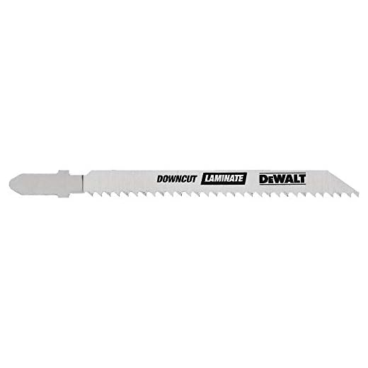 DEWALT DW3762H2 4-Inch 10TPI Laminate Down Cutting HSC T-Shank Jig Saw Blade (2-Pack)