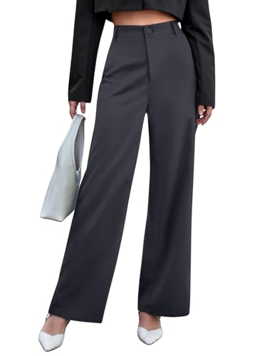 Image of Aahwan Solid Offwhite High Waist Wide Leg Pants for Women's & Girls'