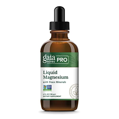 Gaia Pro Liquid Magnesium With Trace Minerals - Magnesium To Support Dna & Cellular Energy - With Magnesium, Chloride, Potassium & Trace Minerals - 4 Fl Oz (48 Servings) #TOP28