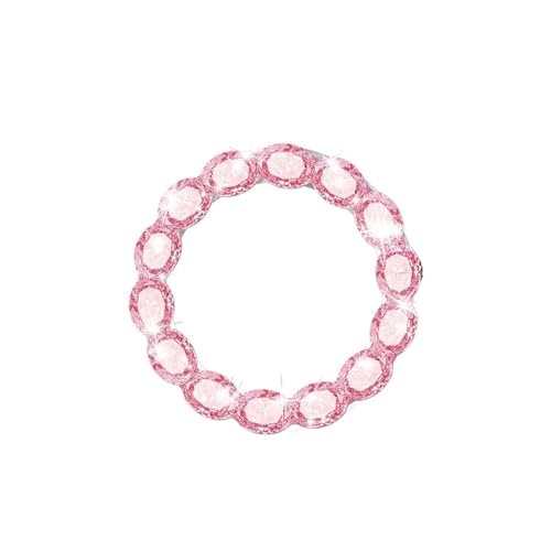 Sticker bouton start stop strass rose pour sublimer vos trajets quotidiens