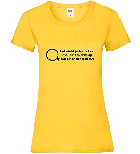 Tändare dam lady-fit t-shirt, Solrosregn, L