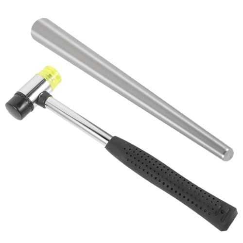 Kit ajustador de anillos con martillo de joyería ligero para reparar y modelar piezas en tu taller