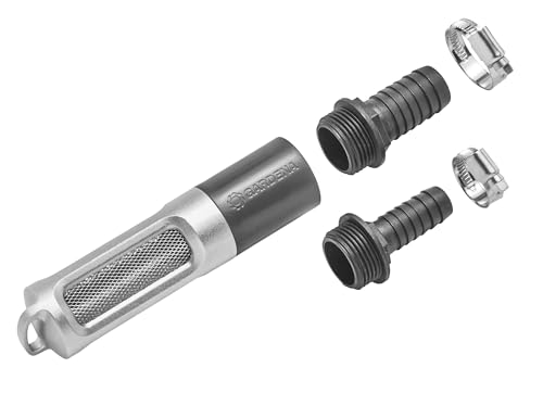 Gardena Saugfilter mit Rückflussstop, Set für Saugschläuche, robust und effektiv, für klare Wasserzufuhr (09093-20)