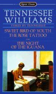 Three by Tennessee Williams::Sweet Bird of Youth/the Rose Tattoo/the Night of the Iguana/3 Plays in 1 Book[Paperback,1992] B004PG0U14 Book Cover
