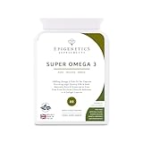Super Omega 3 1000mg | High Strength 270mg EPA + 180mg DHA Fish Oil | 60 Softgel Capsules UK Made | 1 Capsule Daily (2 Month Supply)