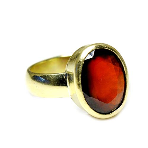 Bague homme hessonite 4 carats pour vos événements