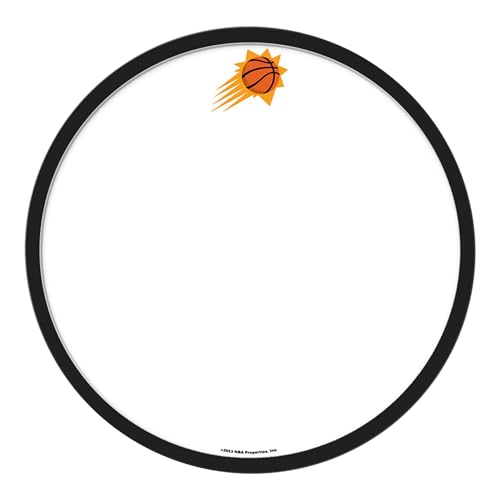 The Fan-Brand NBA Portland Trail Blazers: Modern Disc Dry Erase Wall Sign- Sports Decor for Home, Game Room, Fan Cave & Garage - USA Made