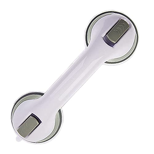 Nsiwem Barres d'appui de Salle de Bain Poignée Ventouse Poignée Baignoire Poignée de Support Bath Accoudoir de Salle de Bains Douche Rail à Main Ventouse de Douche pour Salle de Bain 1 pièce