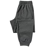 [Nutopia] スウェットパンツ メンズ パジャマ ルームウェア パンツ単品 チャコール LL (裏毛)