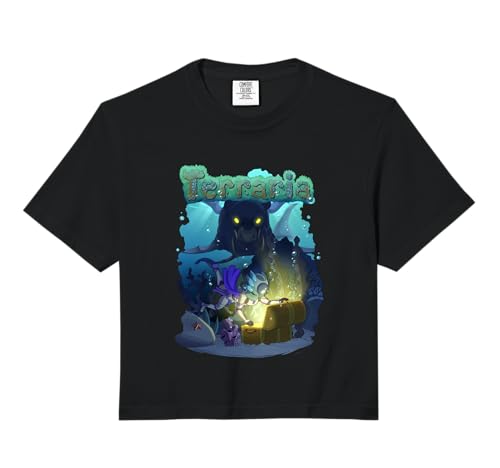 Terraria Hoodie: Duke Fishron's Domain Comfort Colors Crop Top
