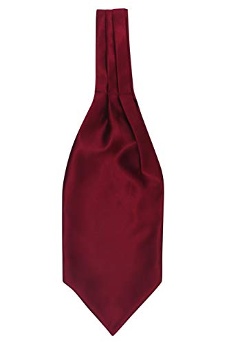 Image of BLACKSMITH Jacquard Microfiber Neckwear Ascot and Matching Pocket Square Set for Men