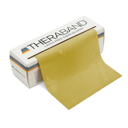 THERABAND Resistance Bands Physio Bands 6 Yard Thin Level 1 Yellow