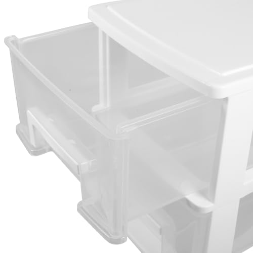 Boîte de rangement de documents plastique à tiroirs solides pour petits objets