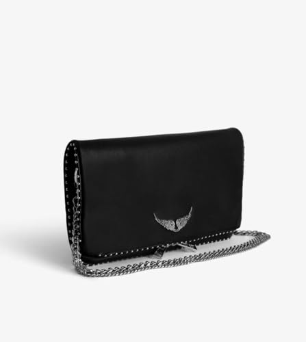 Image of Women's Casual Leather Stud Chain Crossbody Shoulder Bag Clutch Bag