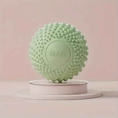 1 unidad de bola de masaje pequeña para todo el cuerpo: ideal para manos, piernas y pies, relajación, yoga y pilates. Regalo perfecto de autocuidado para hombres y mujeres, color verde miniatura 3
