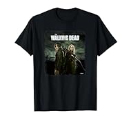 Temporada oficial de Daryl y Carol de The Walking Dead 11 Hecho por fans para Superfans Ligero, Encaje clasico, Manga de doble puntada y bastilla baja