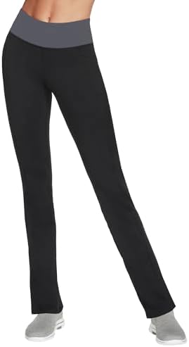 Skechers Women's Go Walk Pant, Bold Black/Asphalt, Small : Amazon.sg:  Fashion