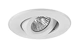 NICOR Lighting 4 inch White Recessed Gimbal Trim for MR16 Bulb (14558WH) - (Bulb Not Included)